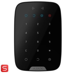 Ajax AJ-KEYPADPLUS-S-B – Teclado táctil inalámbrico Ajax KeyPad Plus en color negro