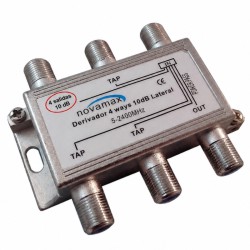 Novamax NV031410L - Derivador TV SAT de 4 salidas 10dB 5-2400 MHz