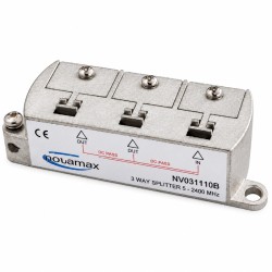 Novamax NV031110B - Derivador TV/SAT de 2 salidas 10 dB 5-2400 MHz con brida