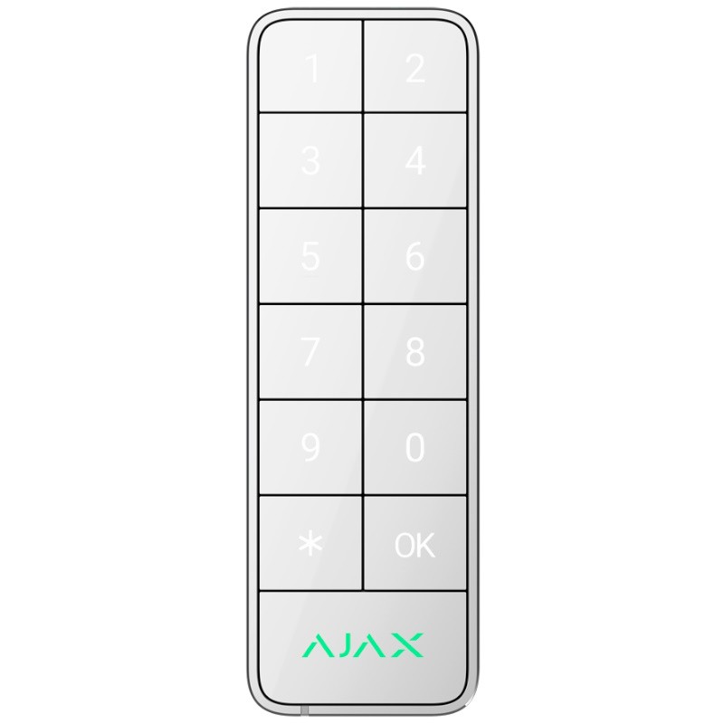 Ajax FIBRA-KEYPADOUTDOOR-W - Teclado independiente cableado de exterior con RFID
