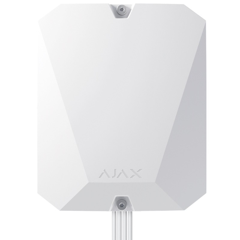 Ajax FIBRA-HUBHYBRID-4G-W-NF - Central de alarma híbrida Ajax Fibra 4G Grado 3 blanca