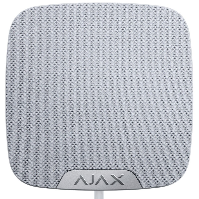 FIBRA-HOMESIREN-W-NF - Sirena interior cableada Ajax Fibra 105 dB en color blanco