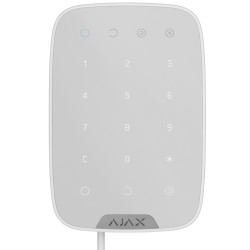 FIBRA-KEYPAD-W-NF - Teclado táctil cableado Ajax Fibra en color blanco