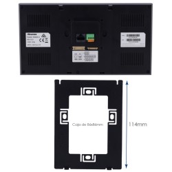 Akuvox AK-KIT204 - Monitor interior Akuvox con pantalla táctil IPS de 7"