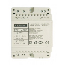 Fermax 4800 - Alimentador para instalaciones 4+N 12VAC - 1.5A