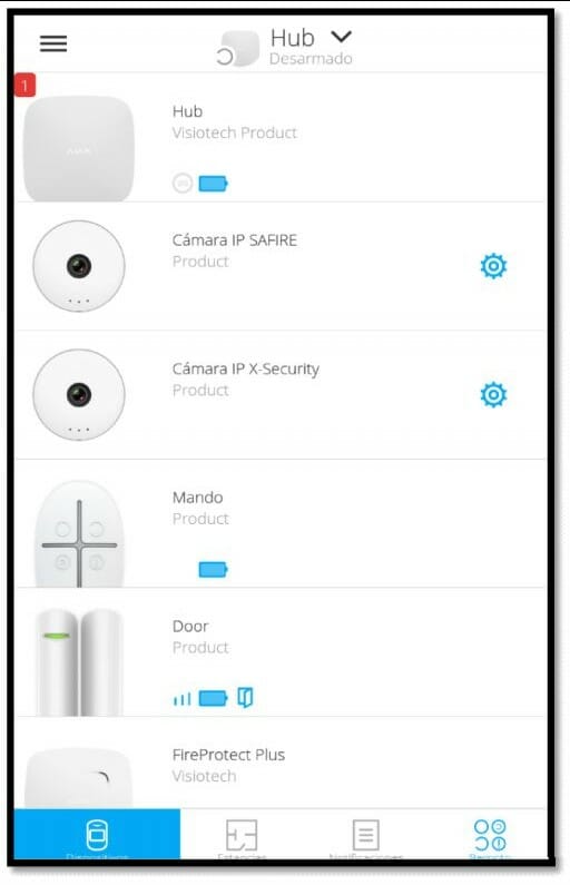 Integración cámaras IP en sistema Ajax