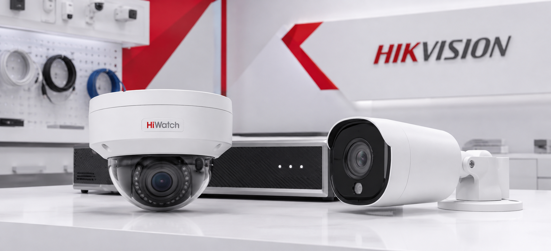 Cámaras de videovigilancia Hikvision HiWatch Series con grabador