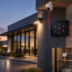 Sistema profesional con seguridad, cámaras CCTV y automatización coordinadas mediante escenarios